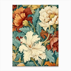 Wallpaper Floral Pattern 3 Canvas Print