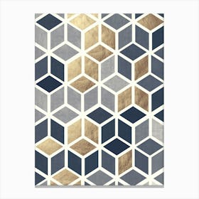 Geometric and golden composition 5 Canvas Print