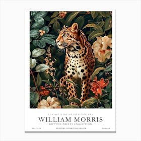 William Morris Exhibition Animals Series 42 Canvas Print