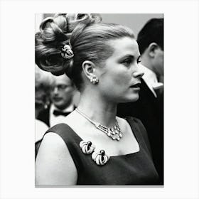 Princess Grace Attends Event Canvas Print