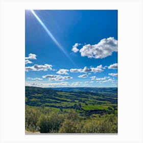 View From The Top Of A Hill Canvas Print