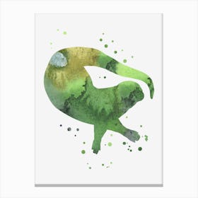 Watercolor Otter Canvas Print