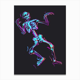 Skeleton Dance Canvas Print