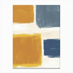 Yellow And Blue Canvas Print Canvas Print