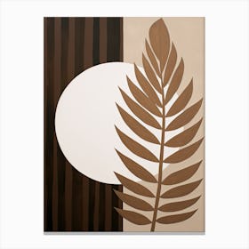 Fern Leaf, Boho Decor Canvas Print