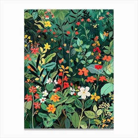 Colourful Garden Canvas Print