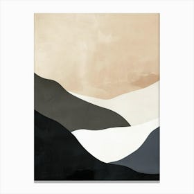 Echoes Of Calm Minimalist Style Canvas Print