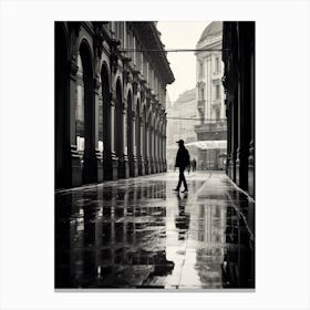 Milan, Italy,  Black And White Analogue Photography  1 Canvas Print
