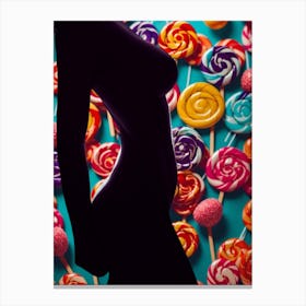 Candy girl 4 Canvas Print