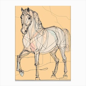 Horse Drawing 1 Canvas Print
