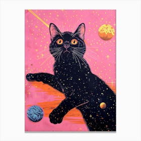 Cat In Space 1 Canvas Print