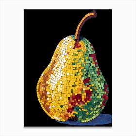 Mosaic Pear Canvas Print