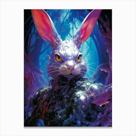 Rabbit In The Woods Canvas Print