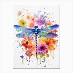 Sunset Dragonfly 8 Canvas Print