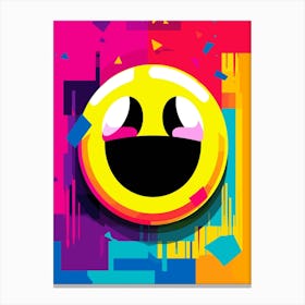 Smiley Face 2 Canvas Print