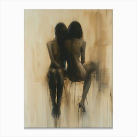 Two Nudes 2 Canvas Print