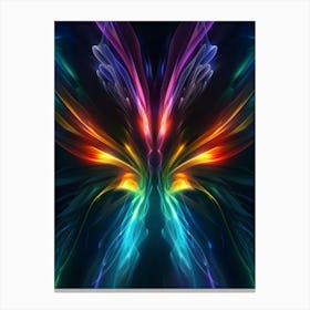 Abstract Butterfly Wings Canvas Print