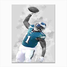 A.J. Brown Philadelphia Eagles Canvas Print