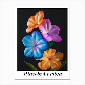 Bright Inflatable Flowers Poster Phlox 1 Canvas Print