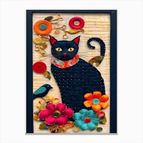 Black Cat Canvas Print