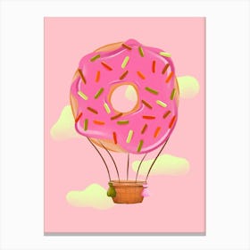 Donut Balloon Canvas Print