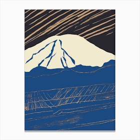 Mt Fuji impression 1 Canvas Print