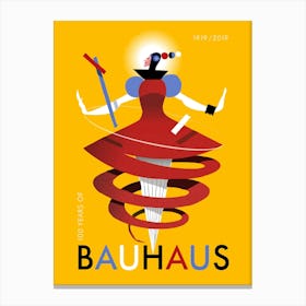 BAUHAUS DACER Canvas Print