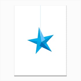 Blue Star Canvas Print