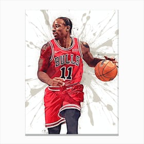 Demar Derozan Chicago Bulls Canvas Print