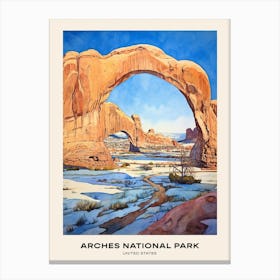 Arches National Park United States Of America 1 Poster Canvas Print