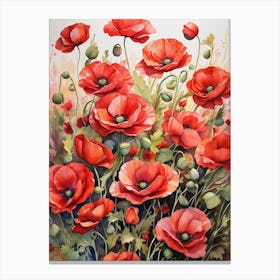 Poppies 2 Canvas Print