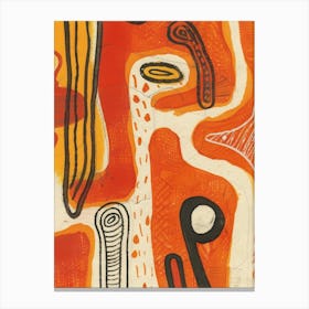 Aboriginal Painting Canvas Print