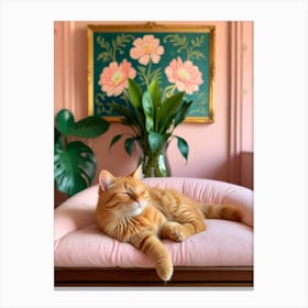 Orange Tabby Cat 2 Canvas Print