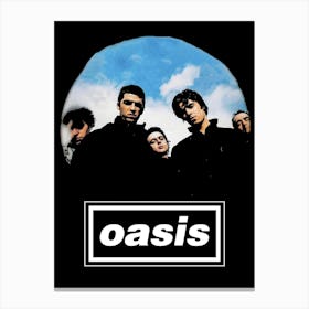 come back oasis britpop music band Canvas Print