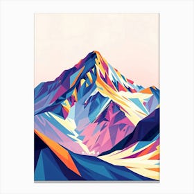 Alpine Illustration No 37 Canvas Print