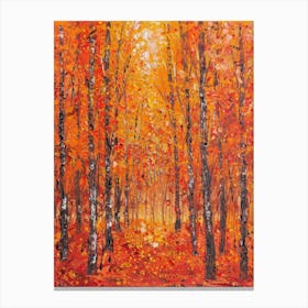 Autumn Forest 1 Canvas Print