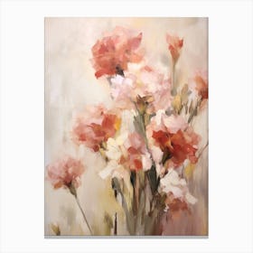 Fall Flower Painting Carnation 2 Canvas Print