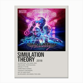 Simulation Simulation Theory 2018 Poster Canvas Print