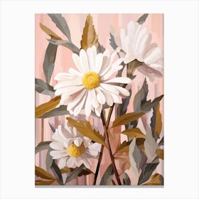 Daisy 3 Flower Painting Canvas Print