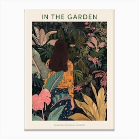In The Garden Poster Shanghai Botanical Gardens 2 Canvas Print