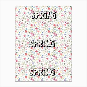 Spring Flowers 5 Canvas Print