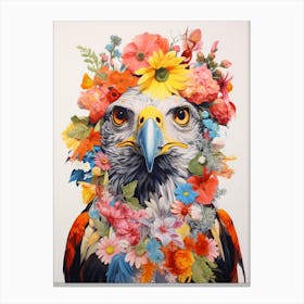 Bird With A Flower Crown Harrier 2 Canvas Print