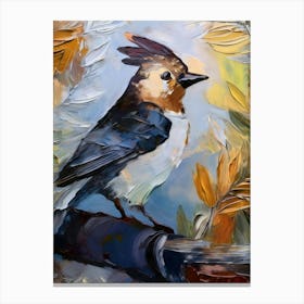 Bird On A Branch 3 Canvas Print