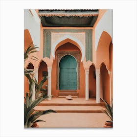 Doorway In Morocco Canvas Print