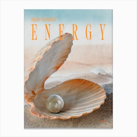 Main character energy 1 Canvas Print