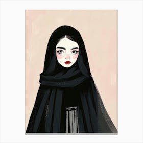 Islamic Girl Canvas Print