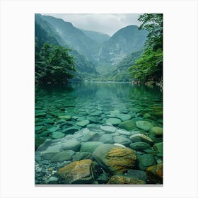 Clear Mountain Lake Canvas Print