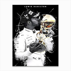 Lewis Hamilton Formula 1 Canvas Print