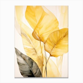 Yellow Leaves Canvas Print