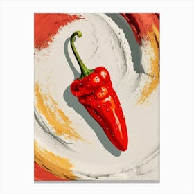 Red Chili Pepper 2 Canvas Print